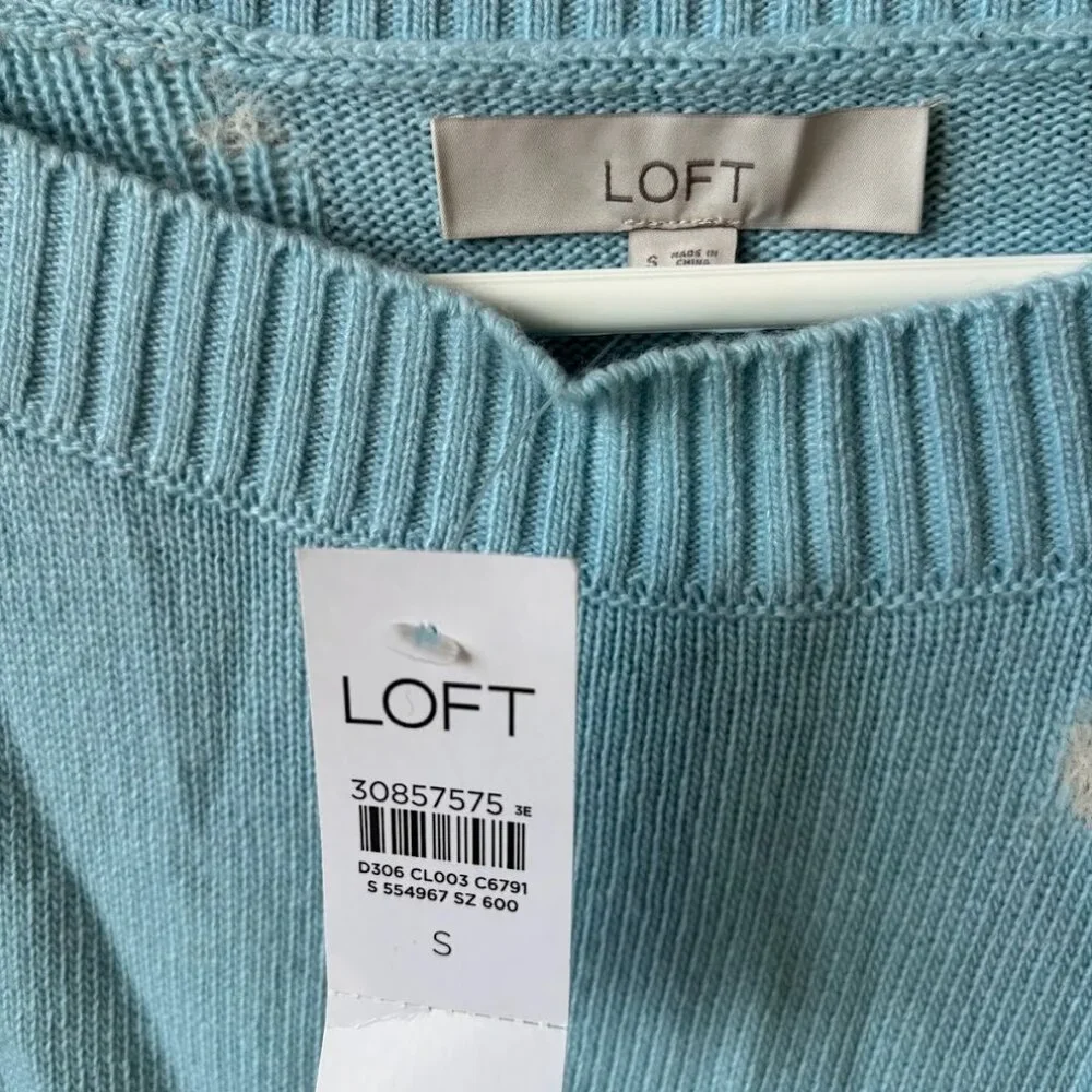 NWT LOFT Fluffy Clouds Sweater - Picture 4 of 8
